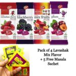 pack of 10 lavashak mix flavor + 5 free dakar churan