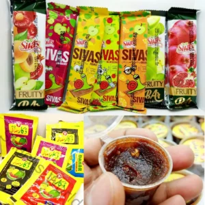 12 pcs sivas big bars ( 50g per pc )/ fruity bar imli / sivas fruity bar imli bar big / mix flavors