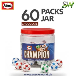kims | champion chocolate football – 60 pcs jar