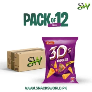 winner | 3d bugles pizza 11gms pack of 12